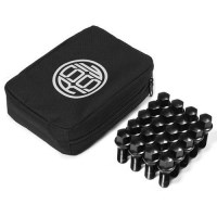 M12X1.25 SIEGE CONIQUE 27MM NOIR