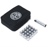 M12X1.25 SIEGE CONIQUE CANNELE CHROME